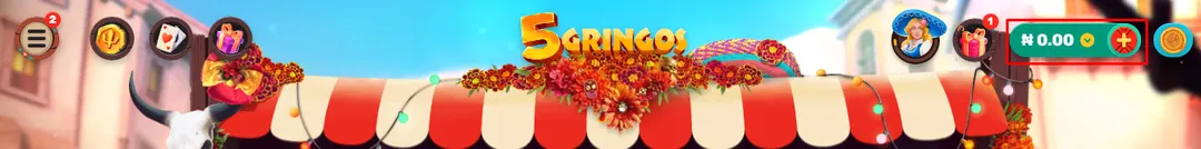 Einzahlung auf Ihr 5gringos Casino-Konto